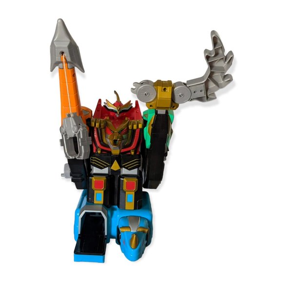 Bandai 2002 Power Rangers Wild Force Icarus Isis Megazord Figure 16" - Picture 3 of 16